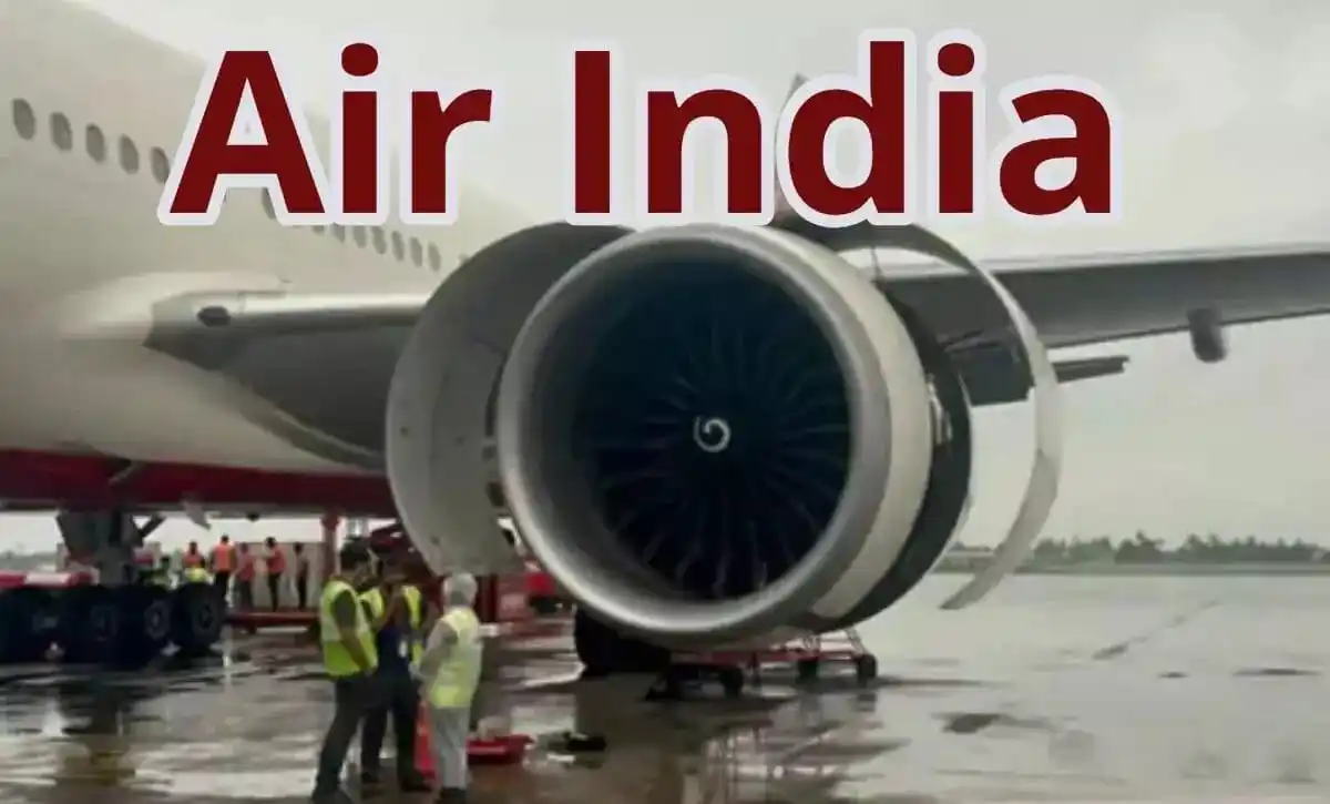 Image from Haribhoomi: *San Francisco to Mumbai: एअर इंडिया विमान का इंजन फिर हुआ खराब; कोलका...
