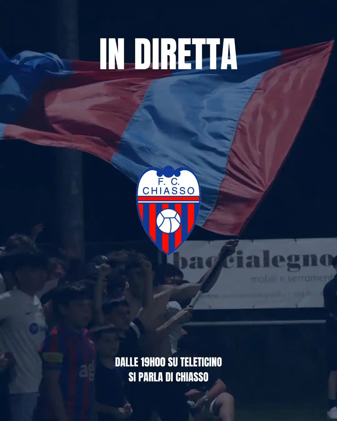 Image from Football Club Chiasso 🔴🔵: Si parla di noi 📺 👉 https://www.teleticino.ch/diretta 📲...