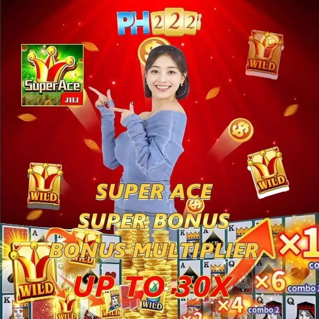 Image from PH222.OFFICIAL🇵🇭: 🎉 Super Ace, Super Bonus! Up to 30X Bonus! 🎉 💰 Win Up to ₱88,888! �...