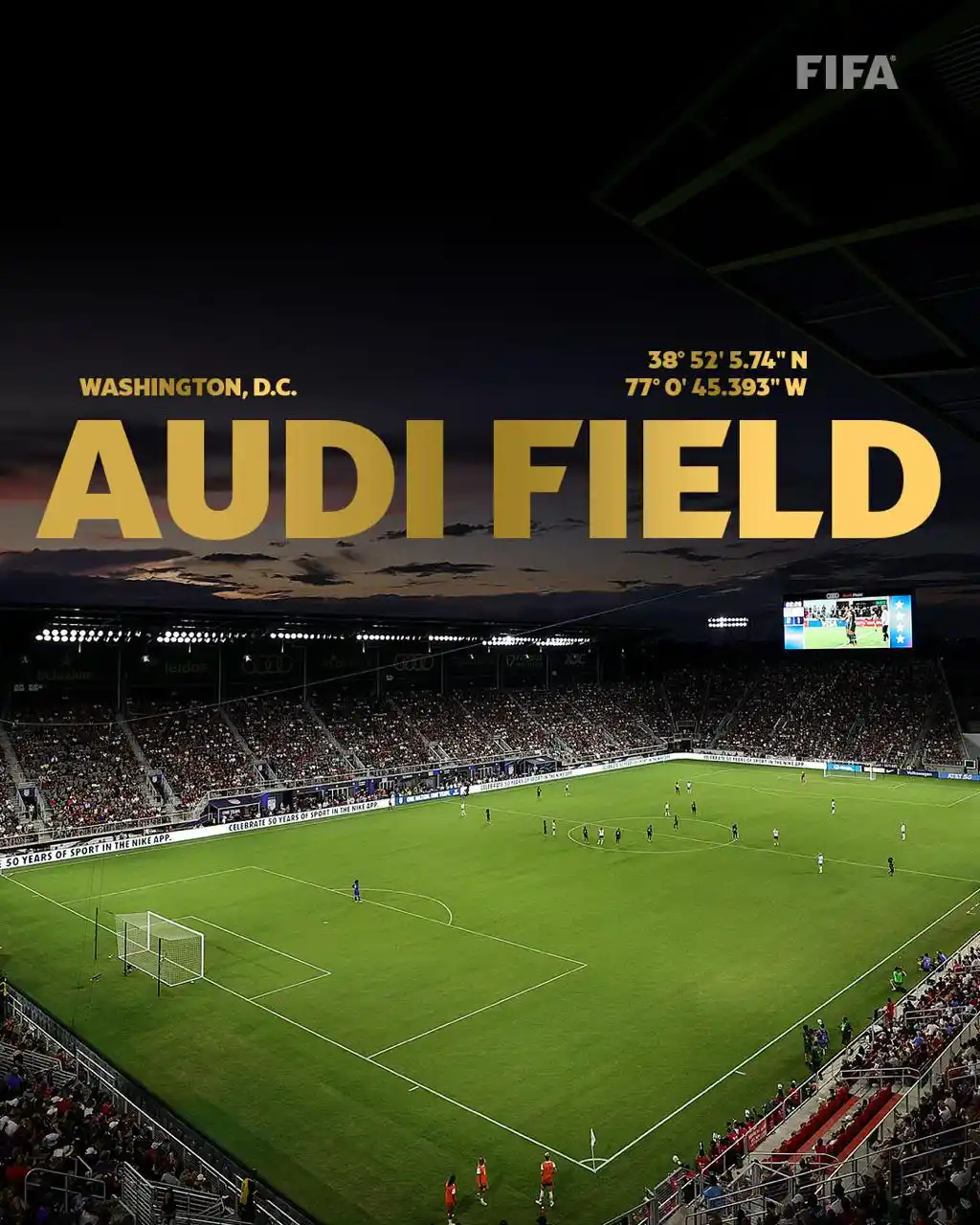 Image from FIFA: The FIFA Club World Cup in Washington, D.C.! 🙌 Three games will be p...