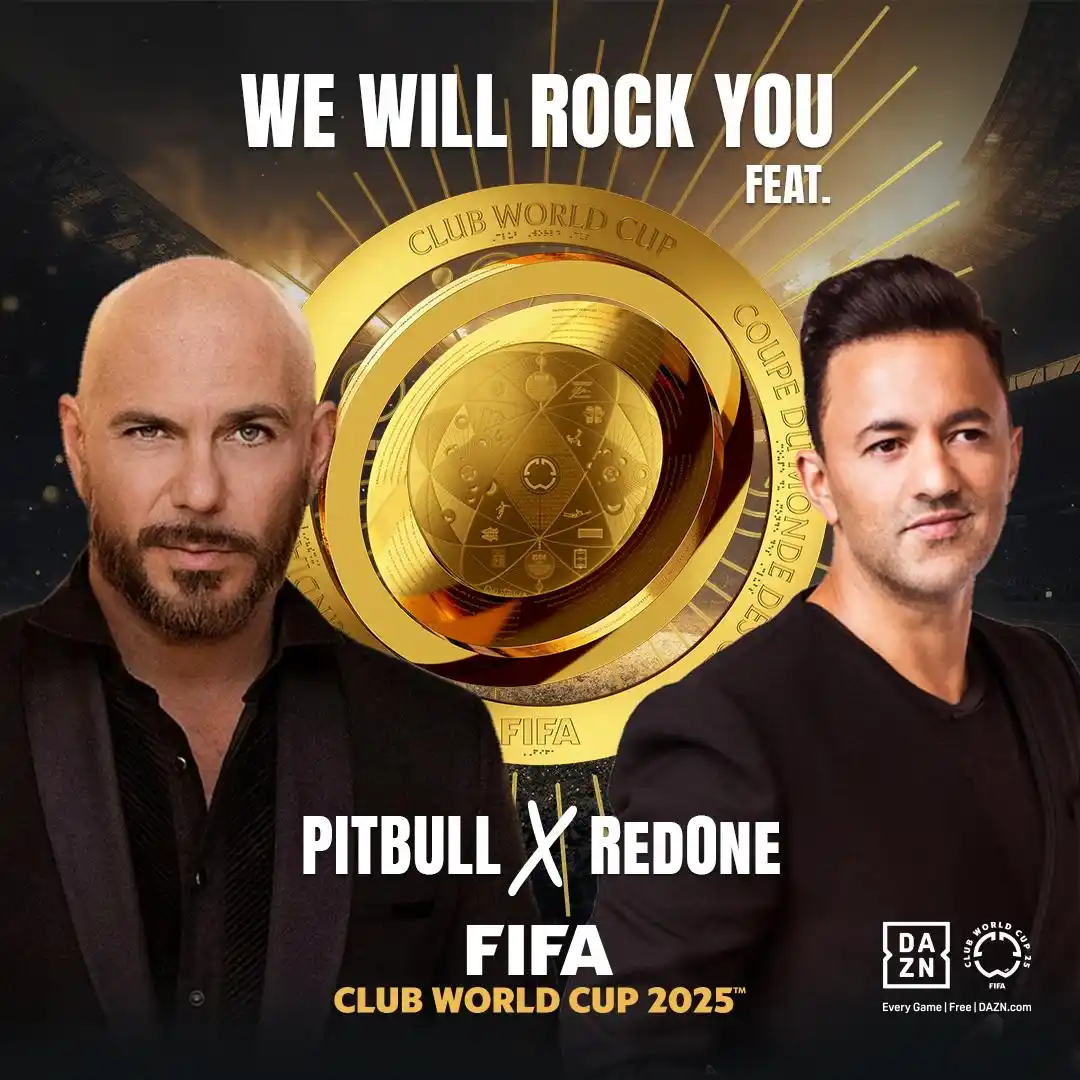 Image from FIFA: The official song of the new FIFA Club World Cup, performed by Pitbull...