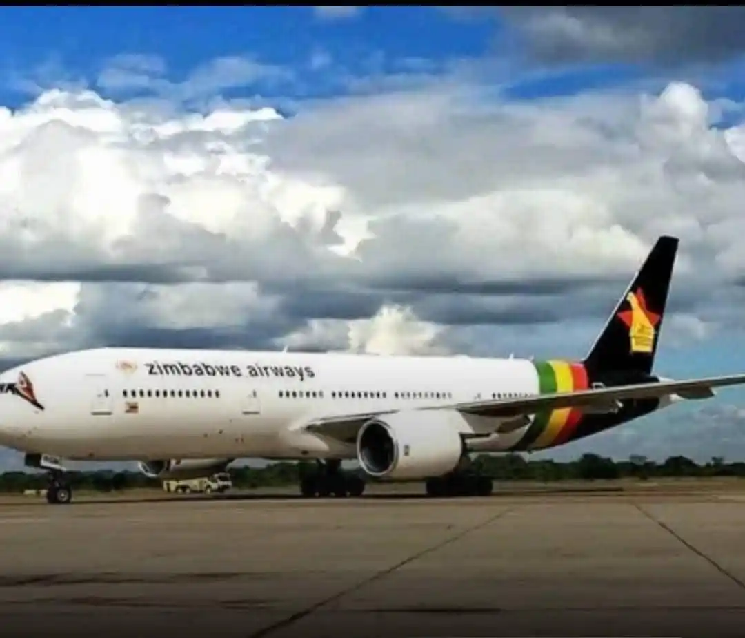 Image from 𝗭𝗼𝗼𝗺𝗶𝗰 𝗠𝗲𝗱𝗶𝗮: This is Air Zimbabwe, it has a zero record of kuuraya vanhu.Air Zimbab...