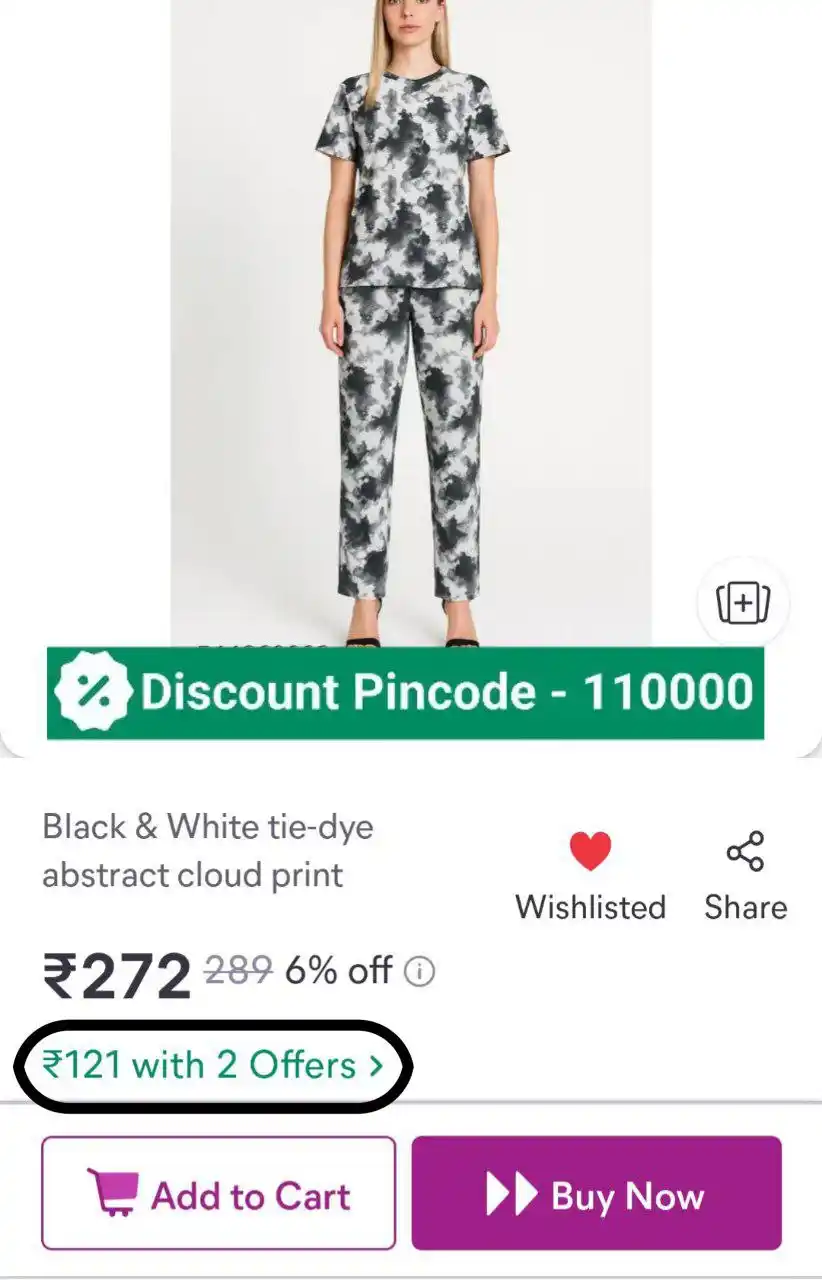 Image from Shopping Area ✨: Top & Bottom Set ₹121 https://bittli.in/WHRR7...