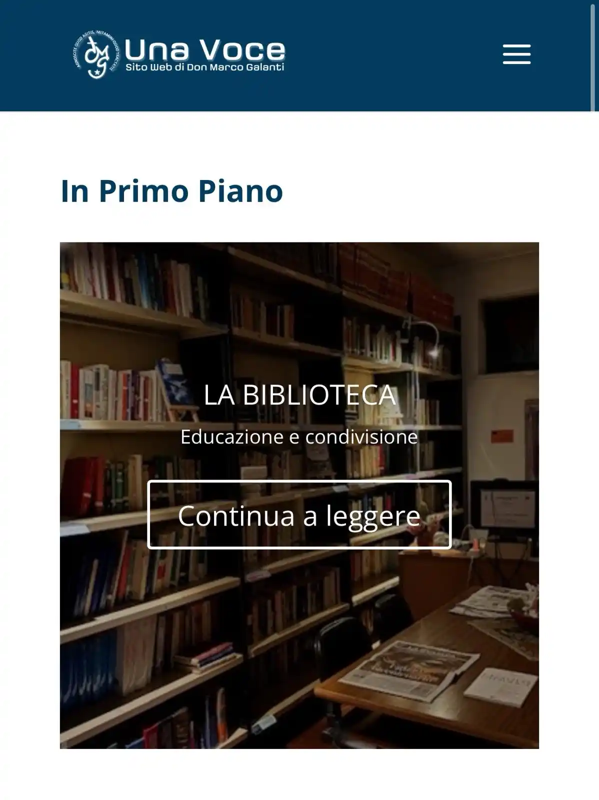 Image from Una Voce: Un ambiente che oltre a raccogliere e offrire spazi è diventato un sem...