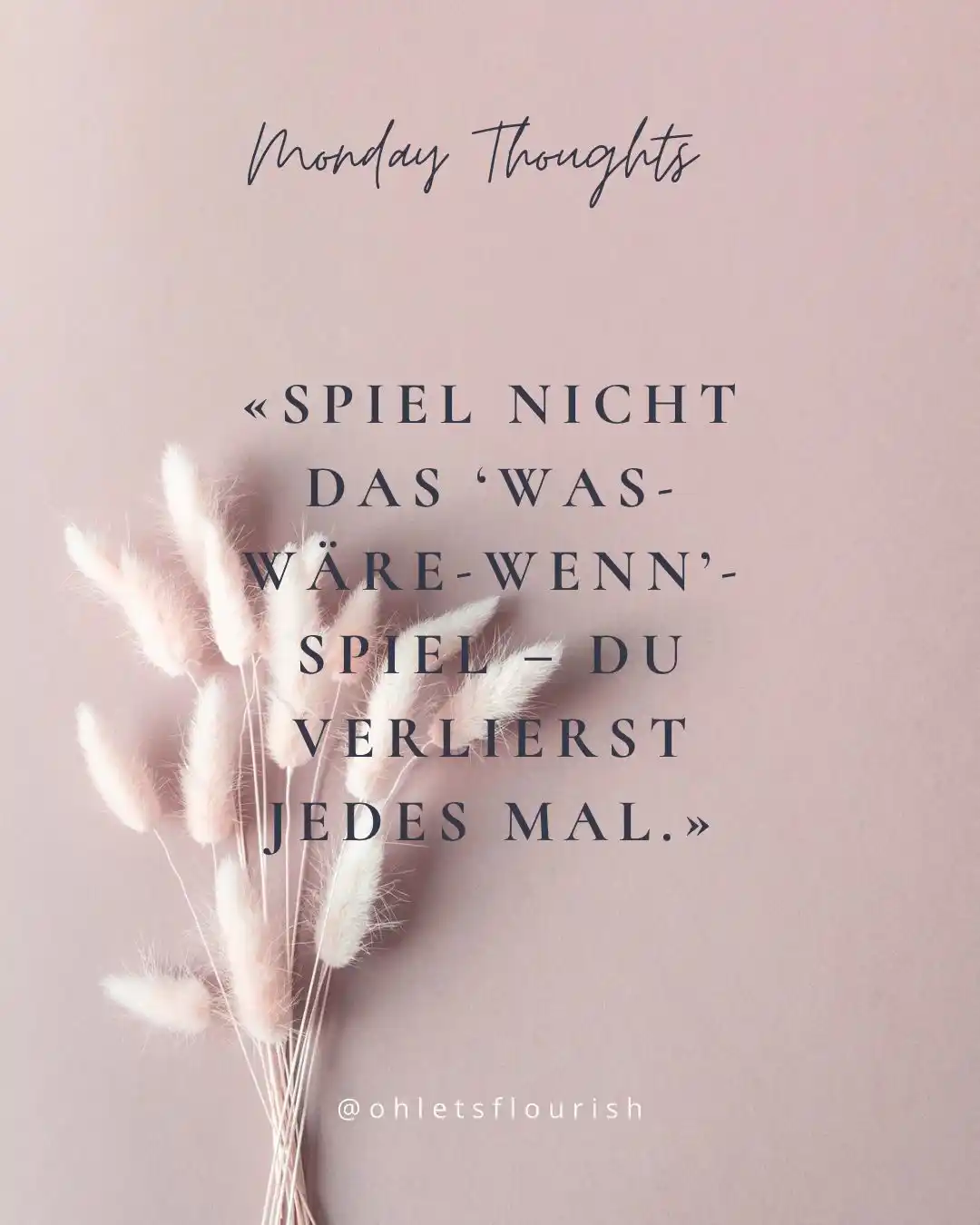 Image from let‘s flourish - Janine Oesch: Was wäre, wenn ich anders entschieden hätte?
Wenn ich früher erkannt h...