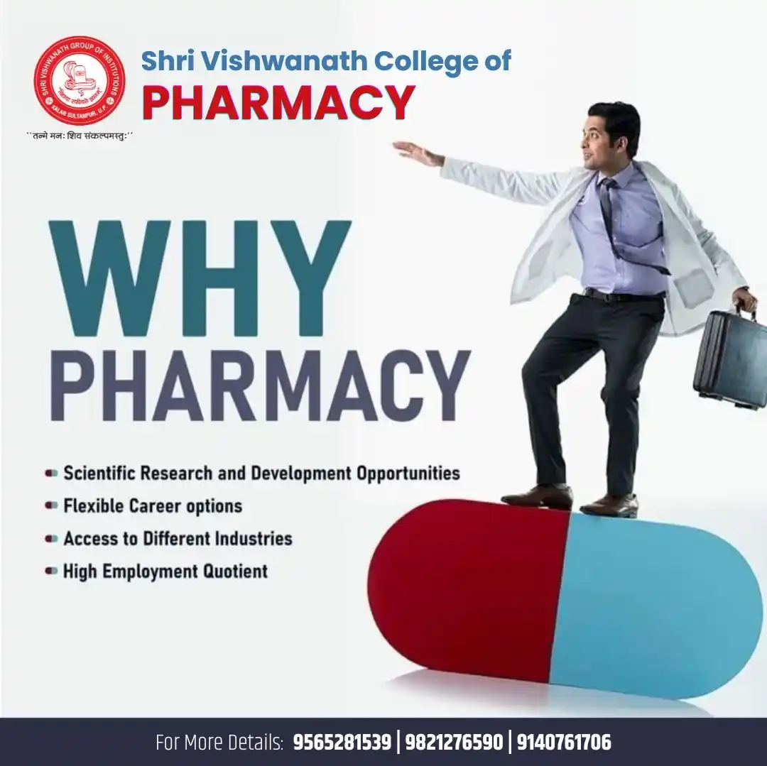 Image from Shri Vishwanath Group of Institutions: 🎓 Why Choose Pharmacy at Shri Vishwanath College of Pharmacy? 🔬 Sci...