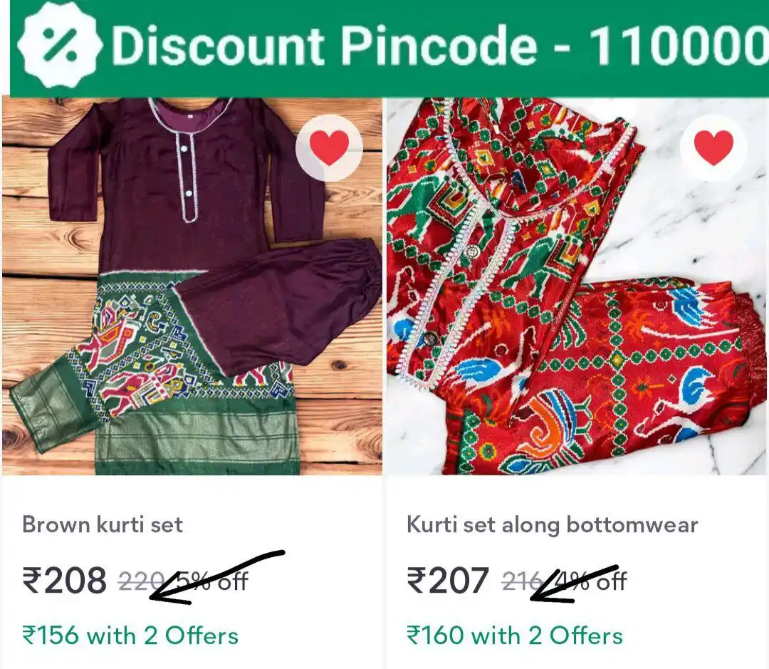 Image from Shopping Area ✨: Women,s Silk Kurti Pant Set ₹156 https://bittli.in/oyyqr https://bitt...