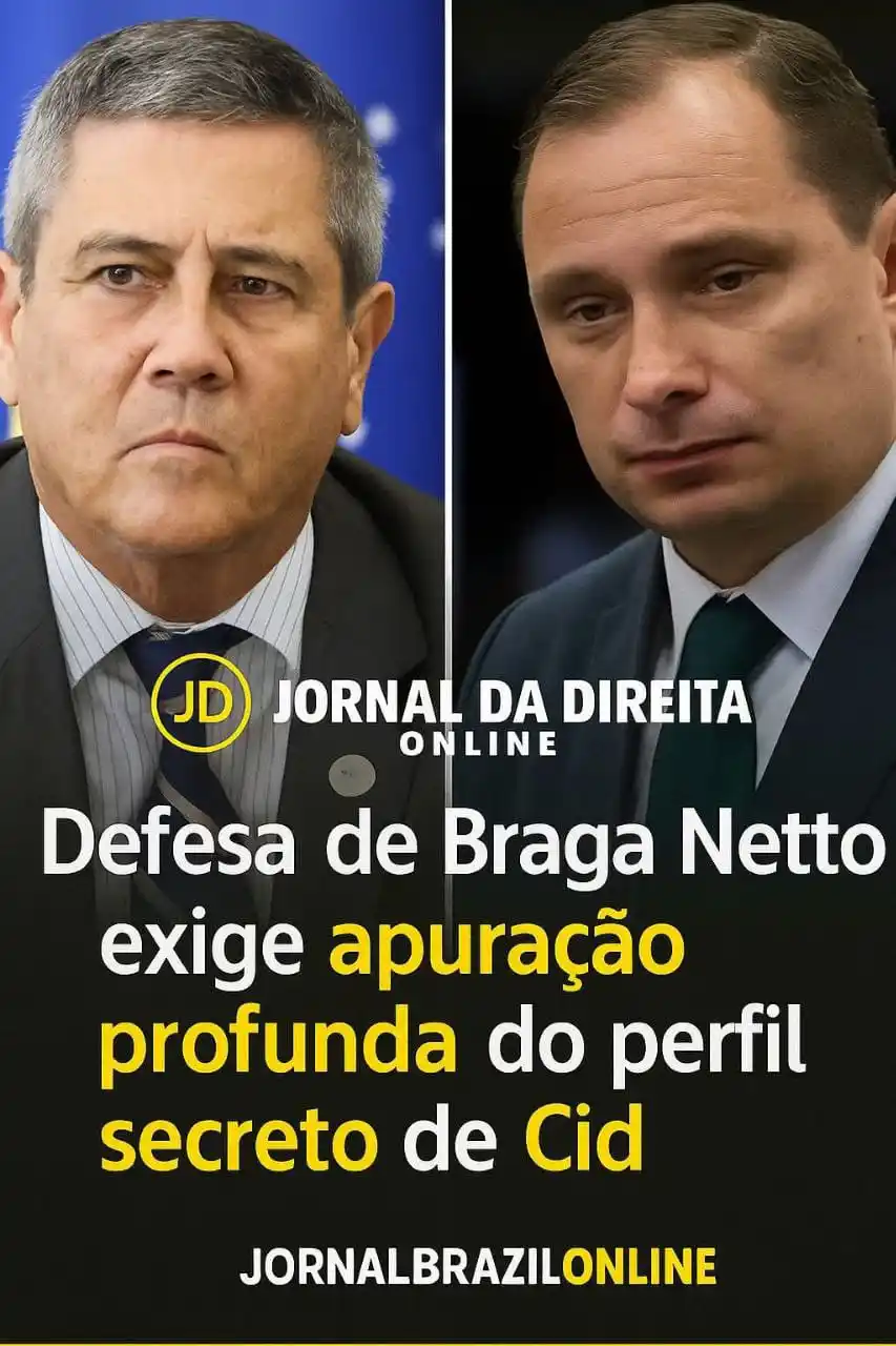Image from Jornal Da Direita Online: A defesa do general Walter Braga Netto apresentou nesta sexta-feira (1...