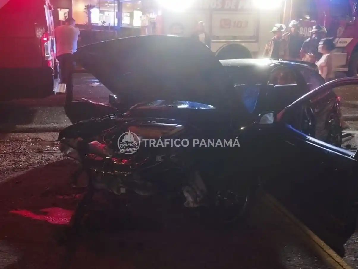 Image from Tráfico Panamá: A la 1:11 a.m. Se reportó un accidente tránsito en la vía Dr. Belisari...