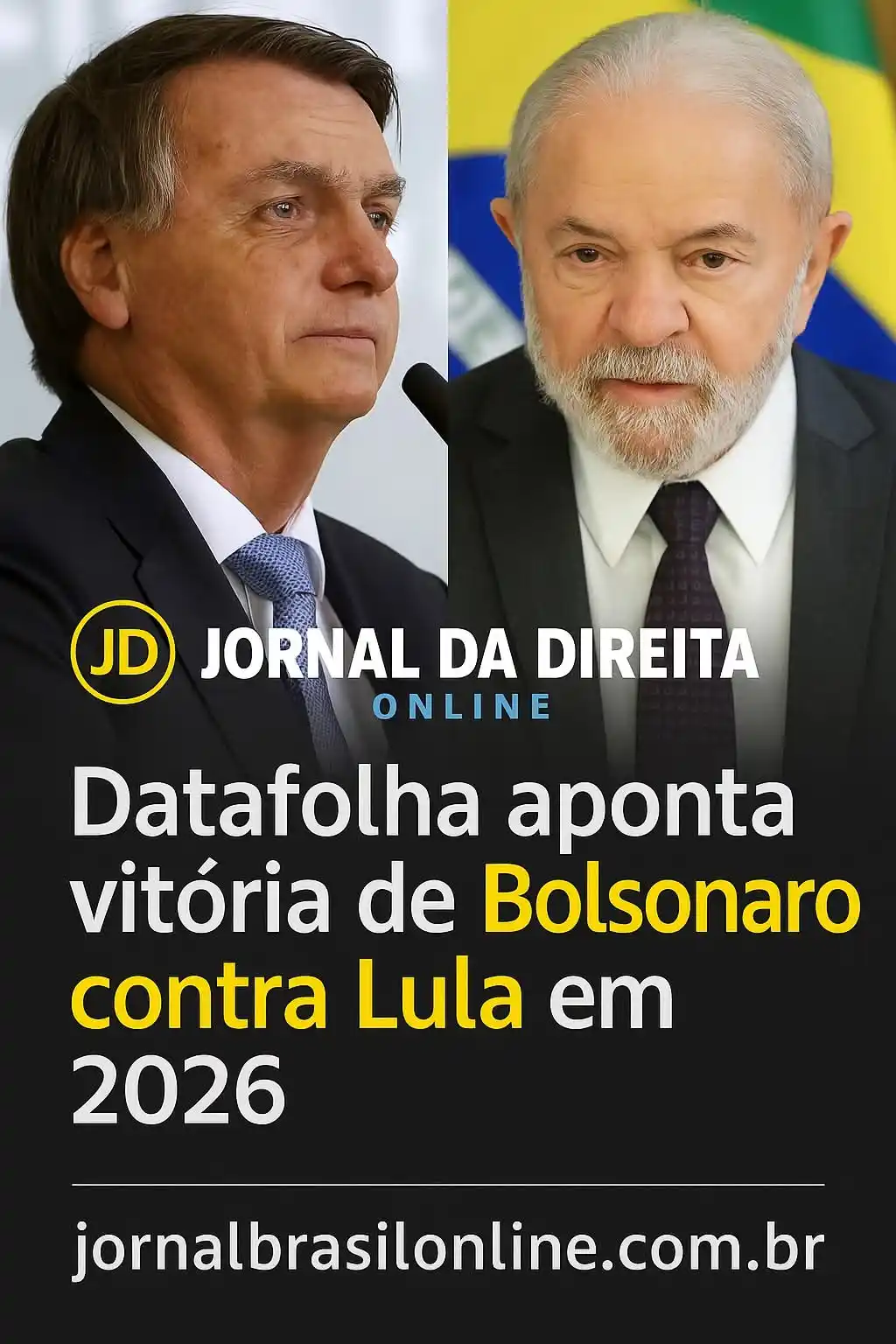 Image from Jornal Da Direita Online: A pesquisa... A pesquisa Datafolha divulgada neste sábado (14/06) mos...