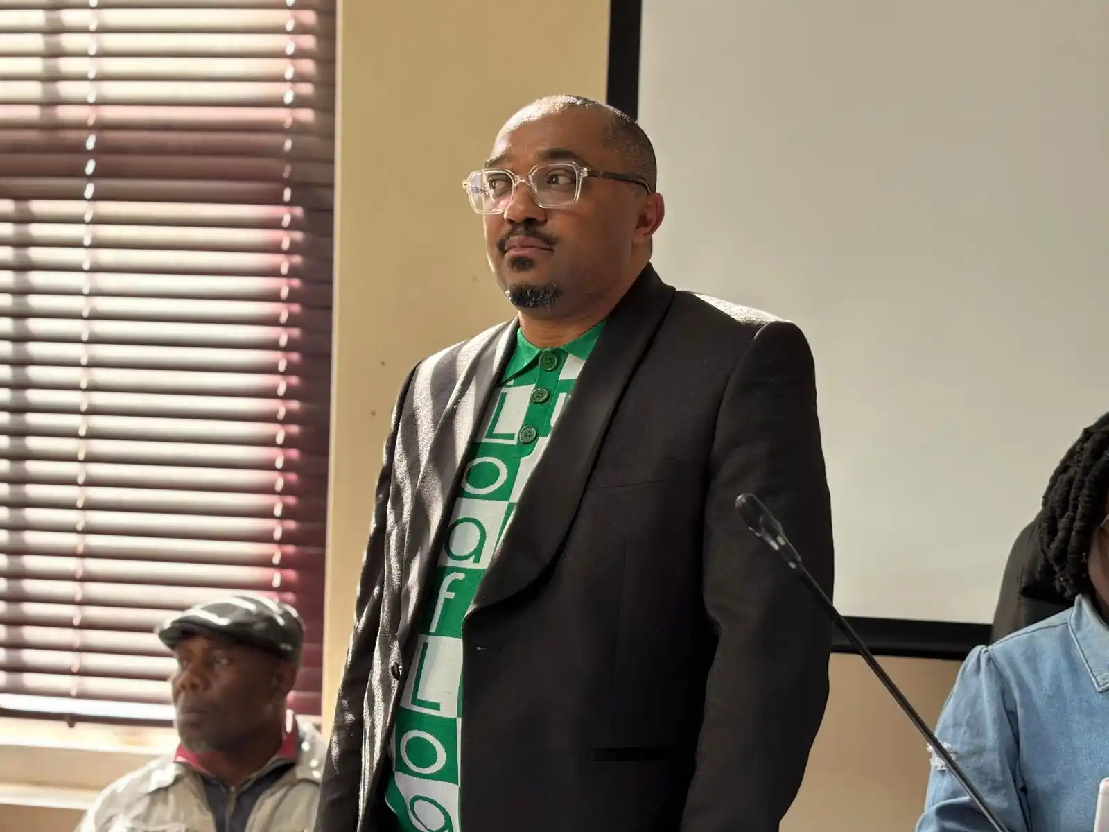 Image from Nelson Mandela Bay Municipality : Acting Executive Director of EDTA, Wandisile Makwabe, engaged the SMME...