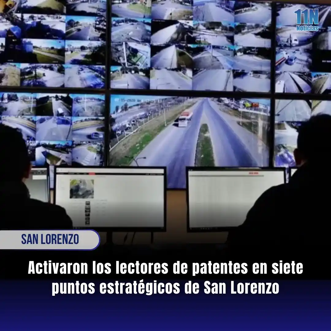 Image from 11Noticias: *🚘▶️ Activaron los lectores de patentes en siete puntos estratégicos ...