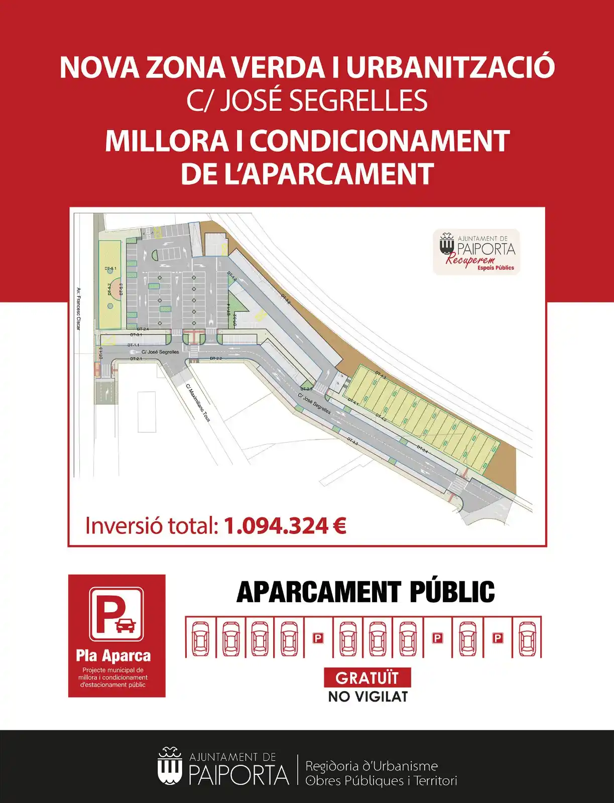 Image from Ajuntament de Paiporta: 🔧 *Adjudicadas las obras de reurbanización de la calle José Segrelles...
