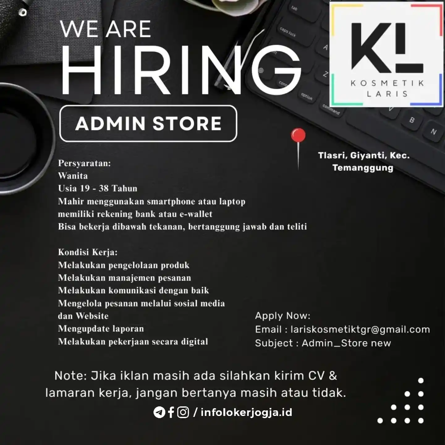 Info Loker Temanggung (Official) post