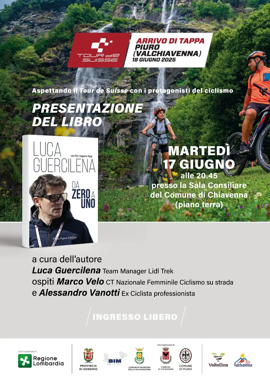 Image from Valchiavenna Turismo: Appuntamento questa sera con i protagonisti del ciclismo...aspettando ...