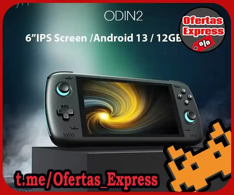 Image from OfertasExpress tecnología : AYN Odin 2 Pro 8GB 128G Android 13 pantalla táctil IPS 6,0 pulgadas. E...