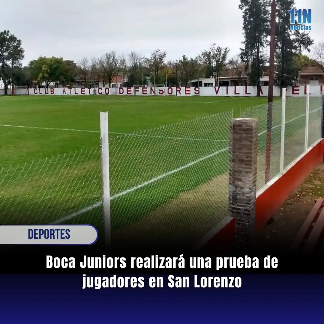 Image from 11Noticias: *⚽▶️ Boca Juniors realizará una prueba de jugadores en San Lorenzo* ➕E...