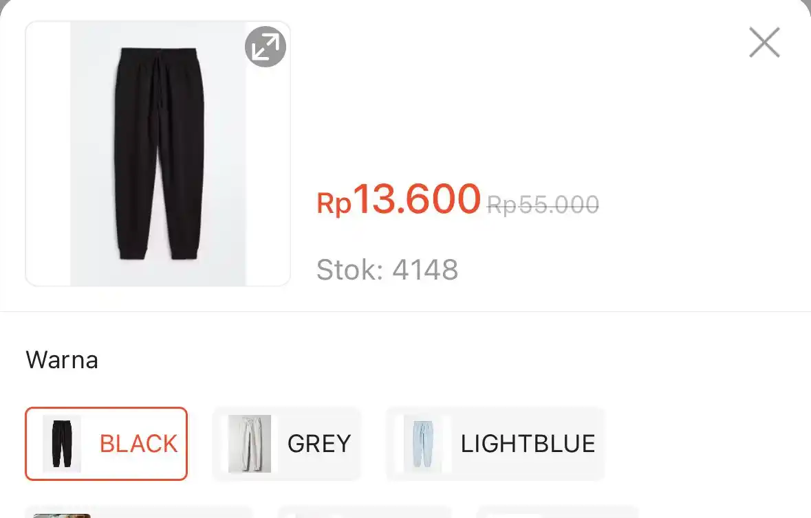 Image from DISKON SHOPEE 🛒: Celana Jogger Sweatpants https://s.shopee.co.id/10rDyLeExp?share_chan...