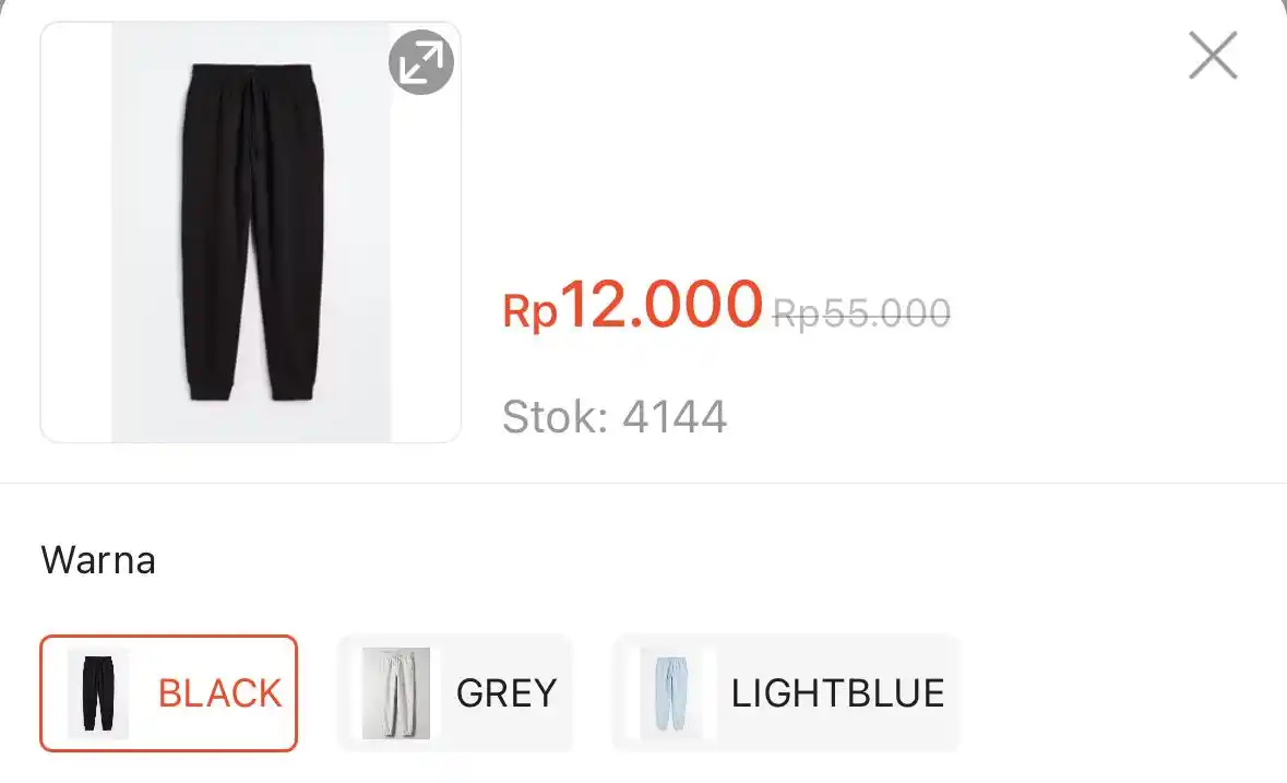 Image from DISKON SHOPEE 🛒: Celana Jogger Sweatpants https://s.shopee.co.id/9pScgPJSgn?share_chan...