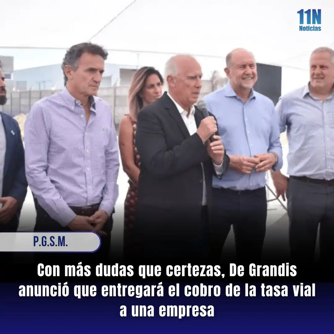 Image from 11Noticias: *‼️▶️ Con más dudas que certezas, De Grandis anunció que entregará el ...