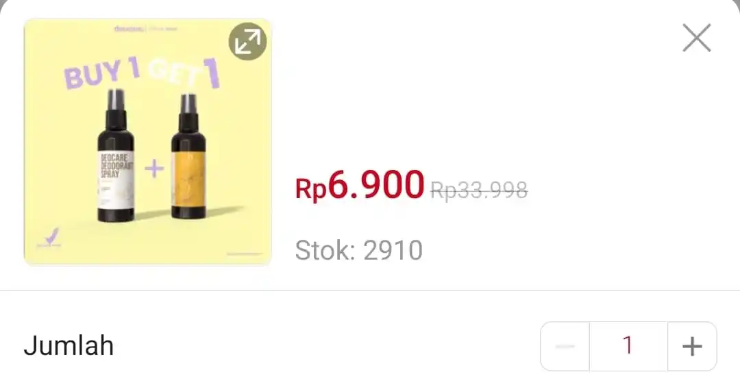 Image from DISKON SHOPEE 🛒: Dapat 2 Brightening Deodorant Spray https://s.shopee.co.id/4VR87EavNk...