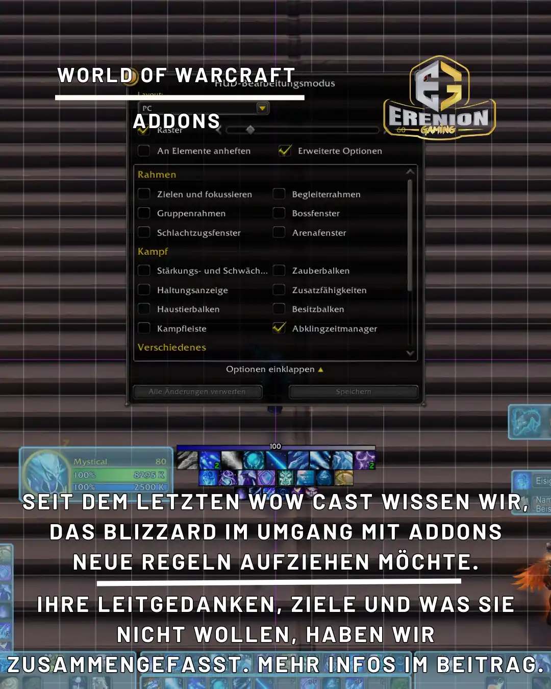 Image from Erenion - Gaming: Die WoW-Entwickler im Bezug auf Interface haben in einem Discord rund ...