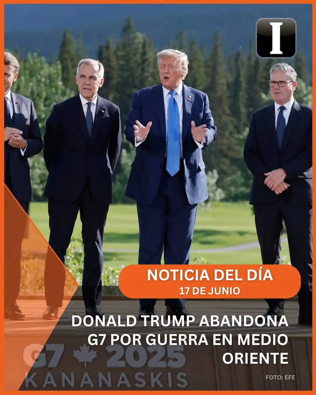 Image from El Informador: 🔴El presidente de Estados Unidos, Donald Trump, convocó una reunión u...
