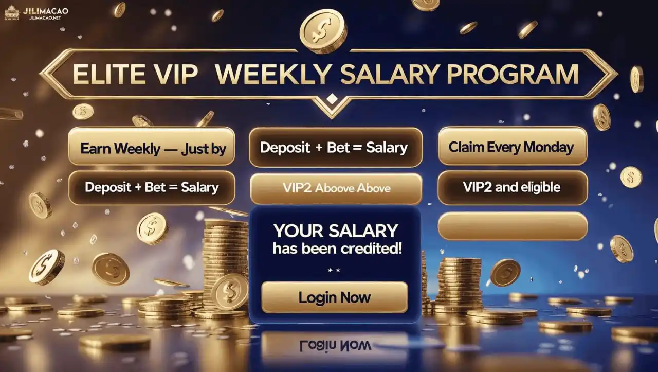 Image from JILIMACAO OFFICIAL CHANNEL: 💎 Elite VIP Weekly Salary Distributed! 💎 Your weekly salary has jus...