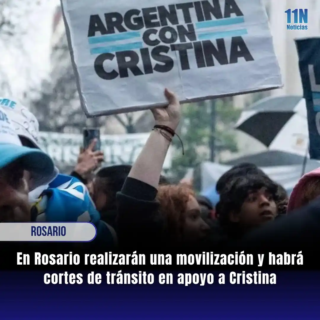 Image from 11Noticias: ⚠️➡️ *En Rosario realizarán una movilización y habrá cortes de tránsi...