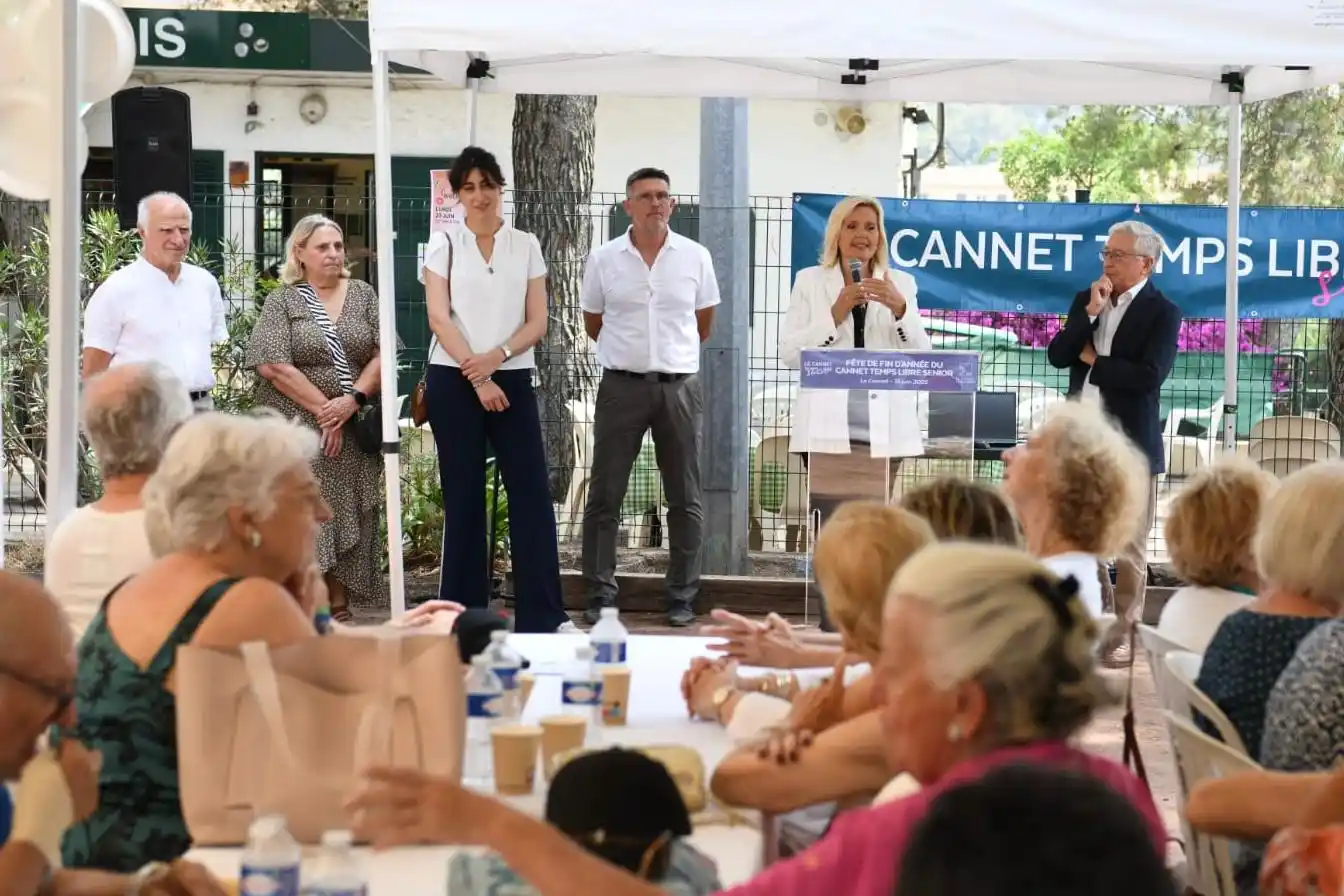Image from Michèle Tabarot: *Fête du Cannet Temps libre Seniors* Un beau moment de convivialité et...