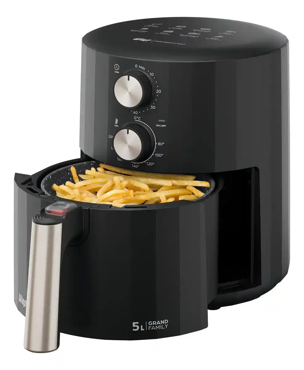 Image from UAI QUE PROMO 📢🎟️: ‼️ Fritadeira Elétrica Antiaderente WAP Air Fryer Grand Family 5 Litro...