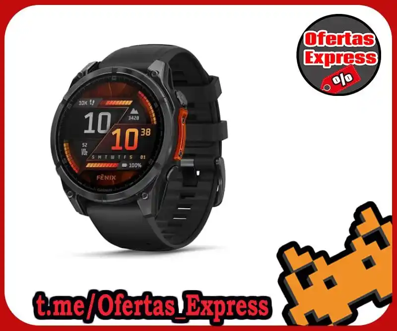 Image from OfertasExpress tecnología : Garmin fēnix 8-47mm Reloj de Alto Rendimiento GPS Multideporte con ...