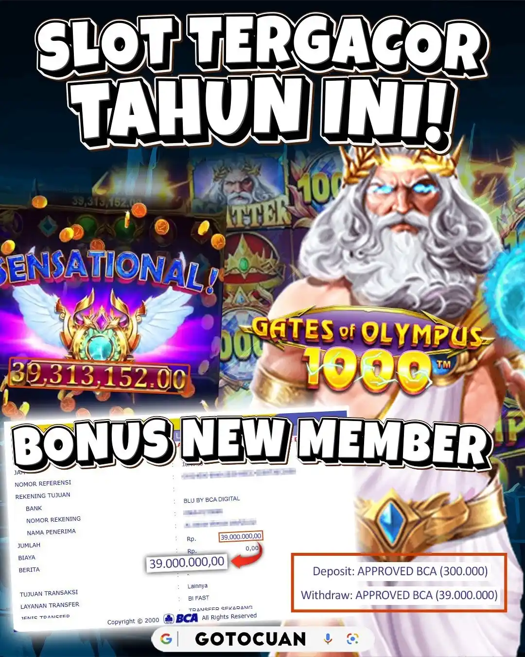 Image from GoToCuan: GOTOCUAN | 𝐒𝐈𝐓𝐔𝐒 𝐆𝐀𝐂𝐎𝐑🔥 🎮 SUDAH PASTI MANTAP DAN PERFECT U...