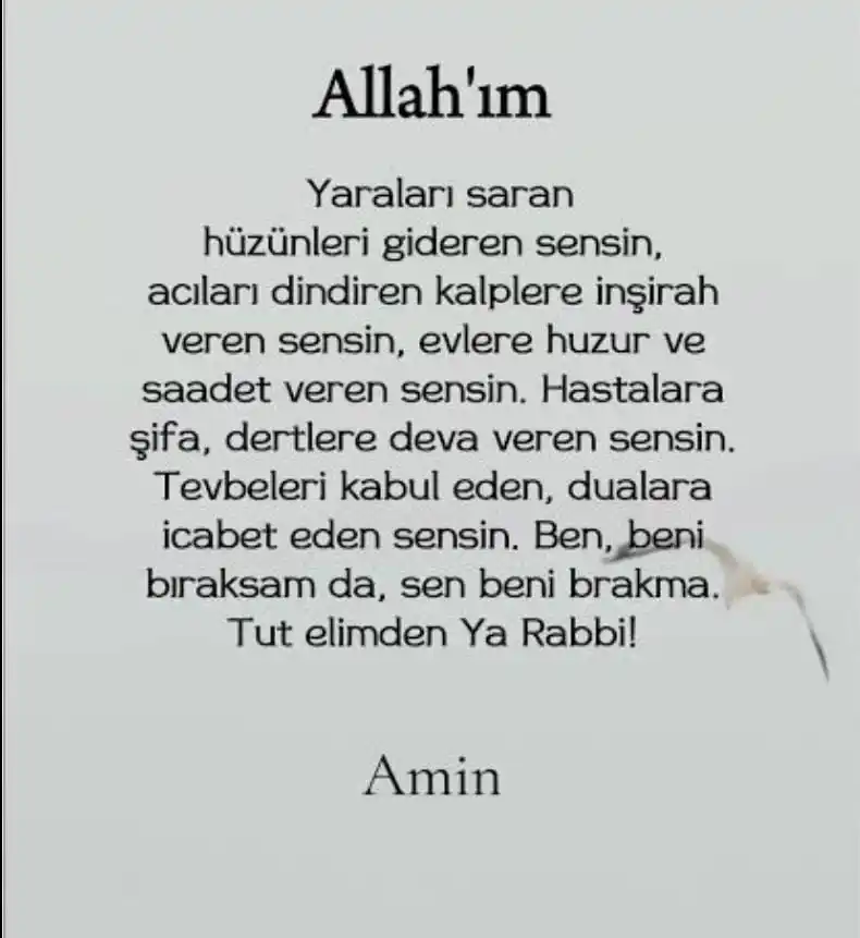 Image from Ehli Sünnet ve'l Cemaat: Haftanın duası🕊️...
