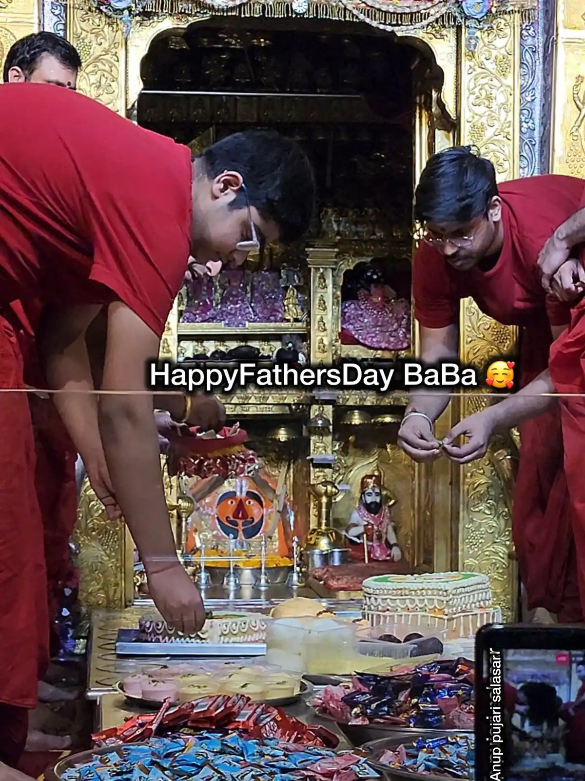 Image from Anup Pujari Salasar: HappyFathersDay Balaji 🎂❤️...