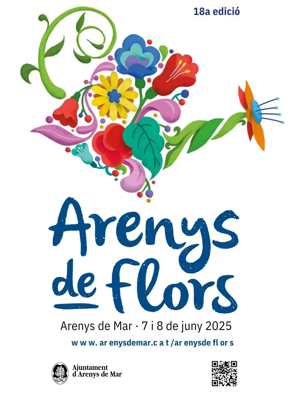 Image from Ajuntament Arenys de Mar: ℹ️ Arriba la 18a edició d’Arenys de Flors. 🌷 🌸 Aquest dissabte 7 i ...
