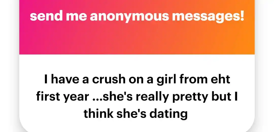 Image from Anonymous Confessions: Imwe. Just approach her even though she's dating... Who knows maybe sh...
