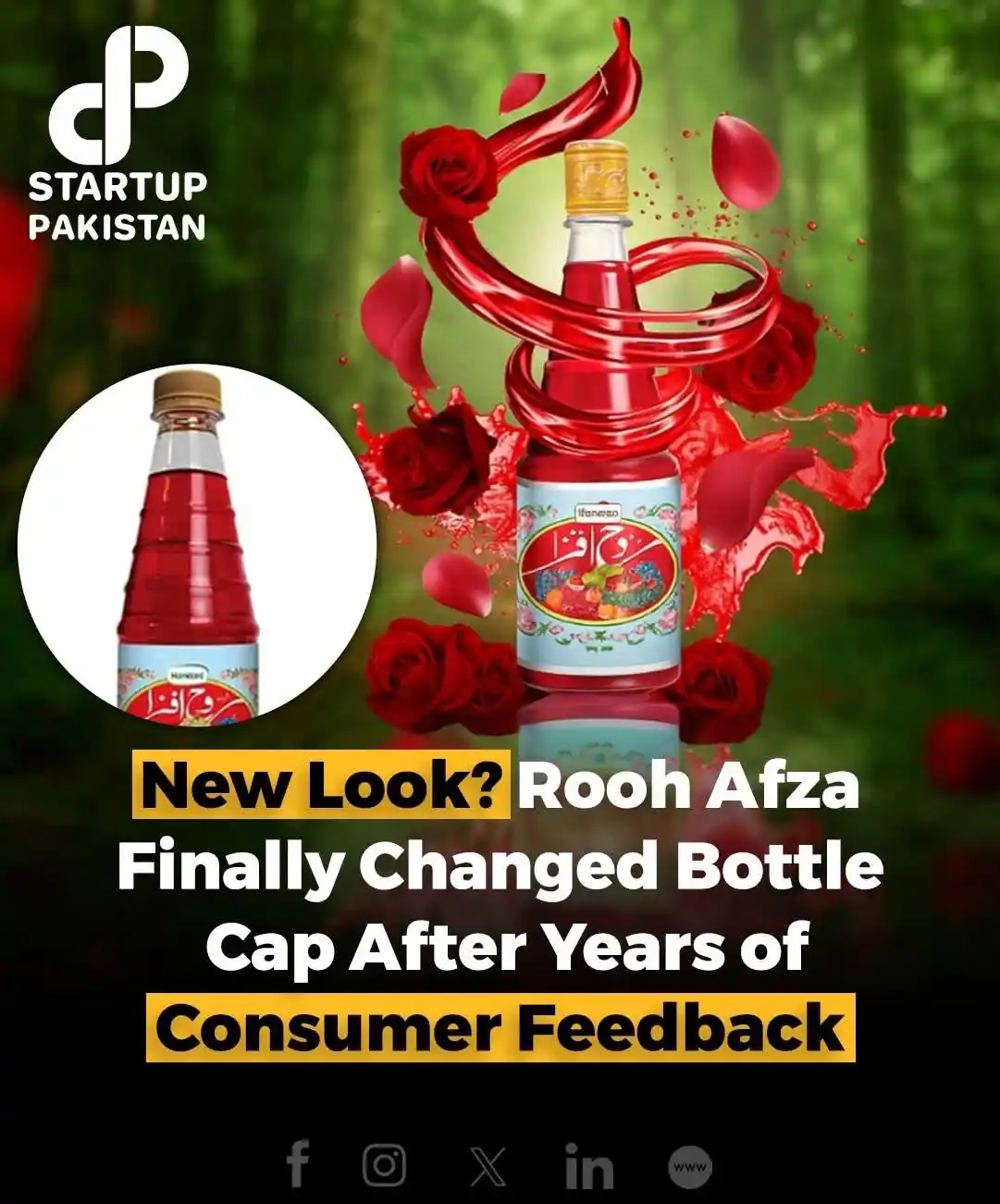 Image from Daily Pakistan News: In an unexpected yet welcome move, Rooh Afza has redesigned its notori...