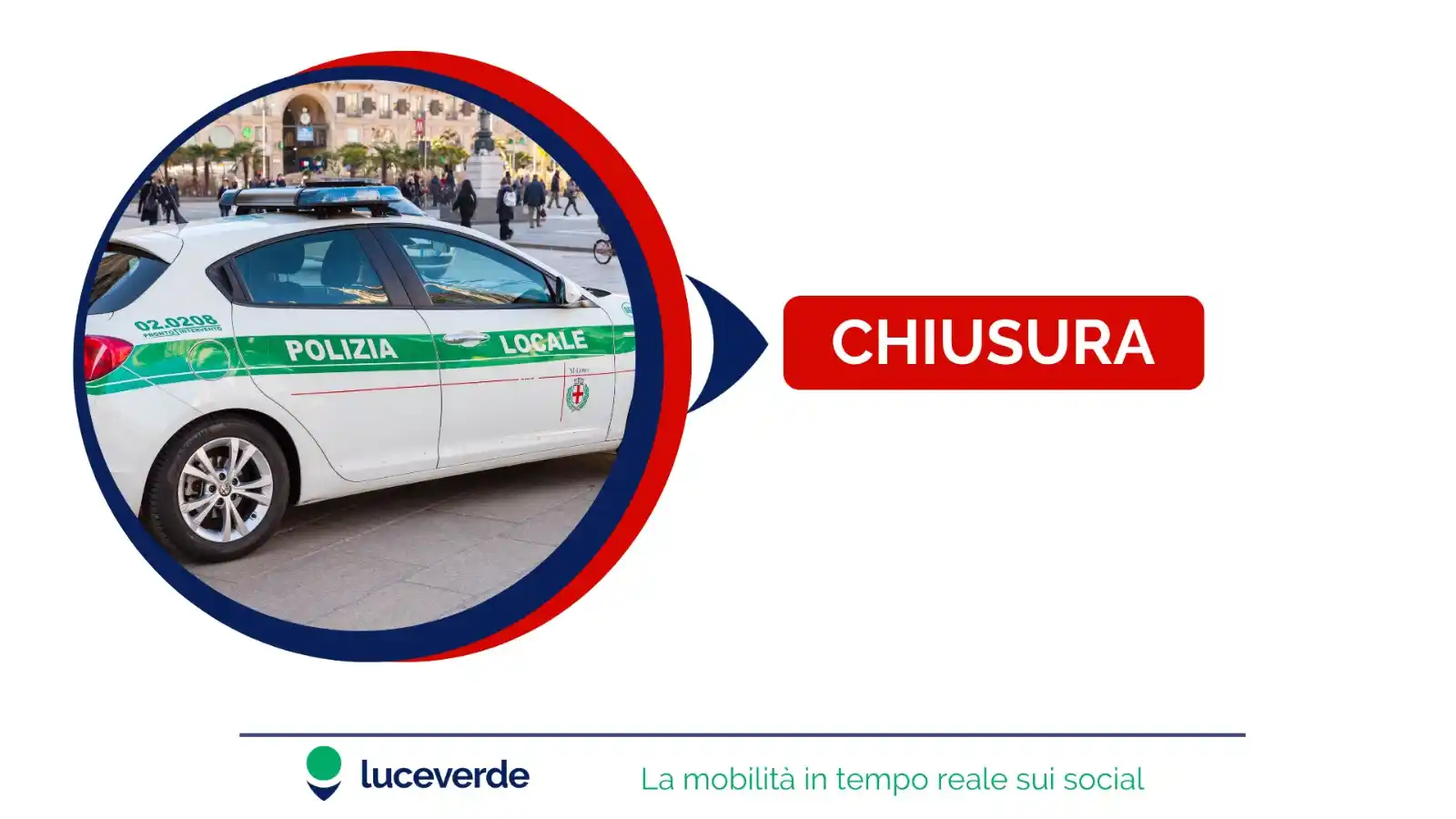 Image from Luceverde Infomobilità Milano: 📢 *Info | Viabilità | Derganino* 🟢AGGIORNAMENTO 11.30 ✅ Strada ria...