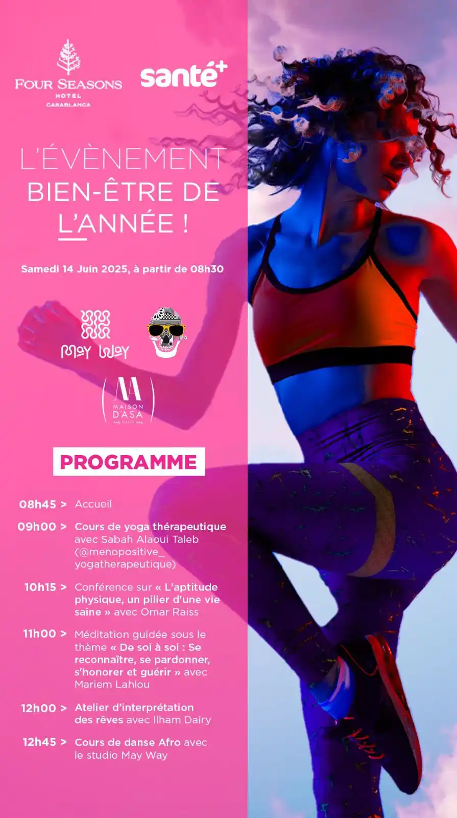 Image from Santé+ Magazine Maroc: ✨ INVITATION À LA JOURNÉE MONDIALE DU BIEN-ÊTRE 2025 ✨ @fscasablanca ...