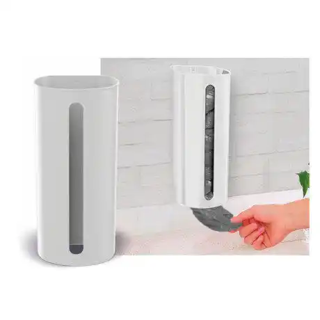 Image from Promos e ofertas | achadinho online : 🔥 Kit C/ 02 Porta Sacolas De Parede Puxa Saco Plástico Mega Oferta D...
