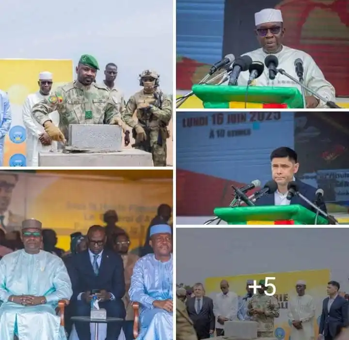 Image from Bamada.net: Le Président de la Transition, Son Excellence le Général d’Armée Assim...