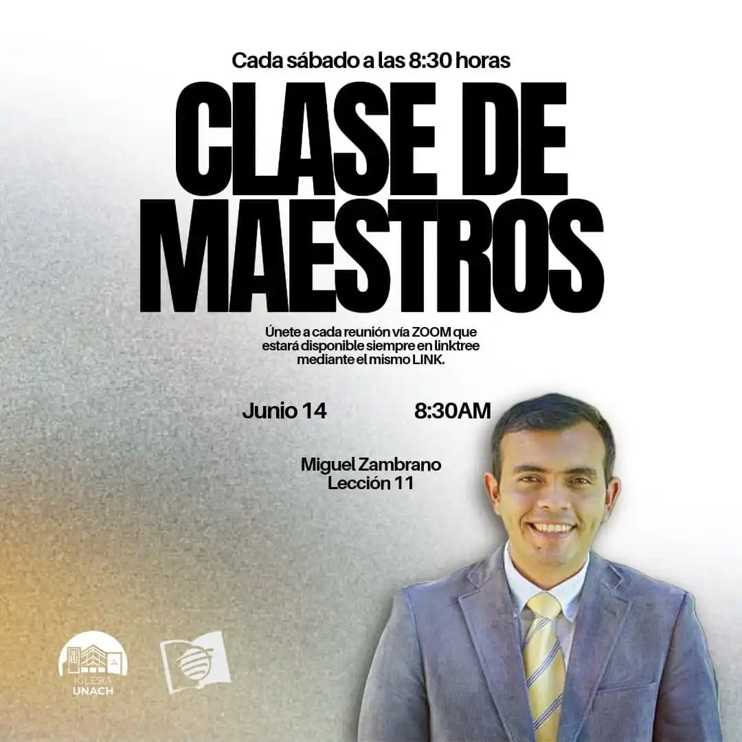 Image from Iglesia Unach: 📖 Lección 11: "Rut y Ester" 👤 Expositor: Hno. Miguel Zambrano 🗓 Sá...