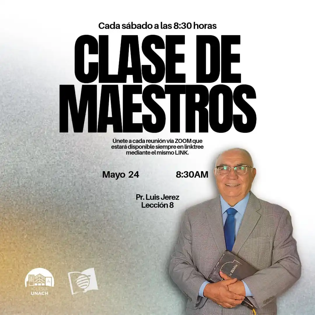 Image from Iglesia Unach: 📖 Lección 8: "En los Salmos – Primera parte" 👤 Expositor: Pr. Luis J...