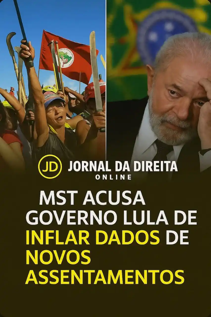 Image from Jornal Da Direita Online: Líderes do MST (Movimento dos Trabalhadores Sem Terra) acusam o govern...