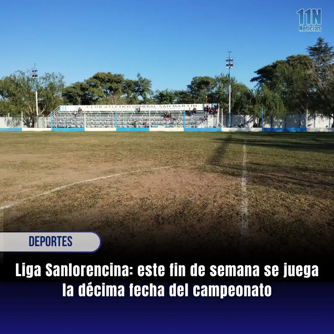 Image from 11Noticias: *⚽🔥 Liga Sanlorencina: este fin de semana se juega la décima fecha de...