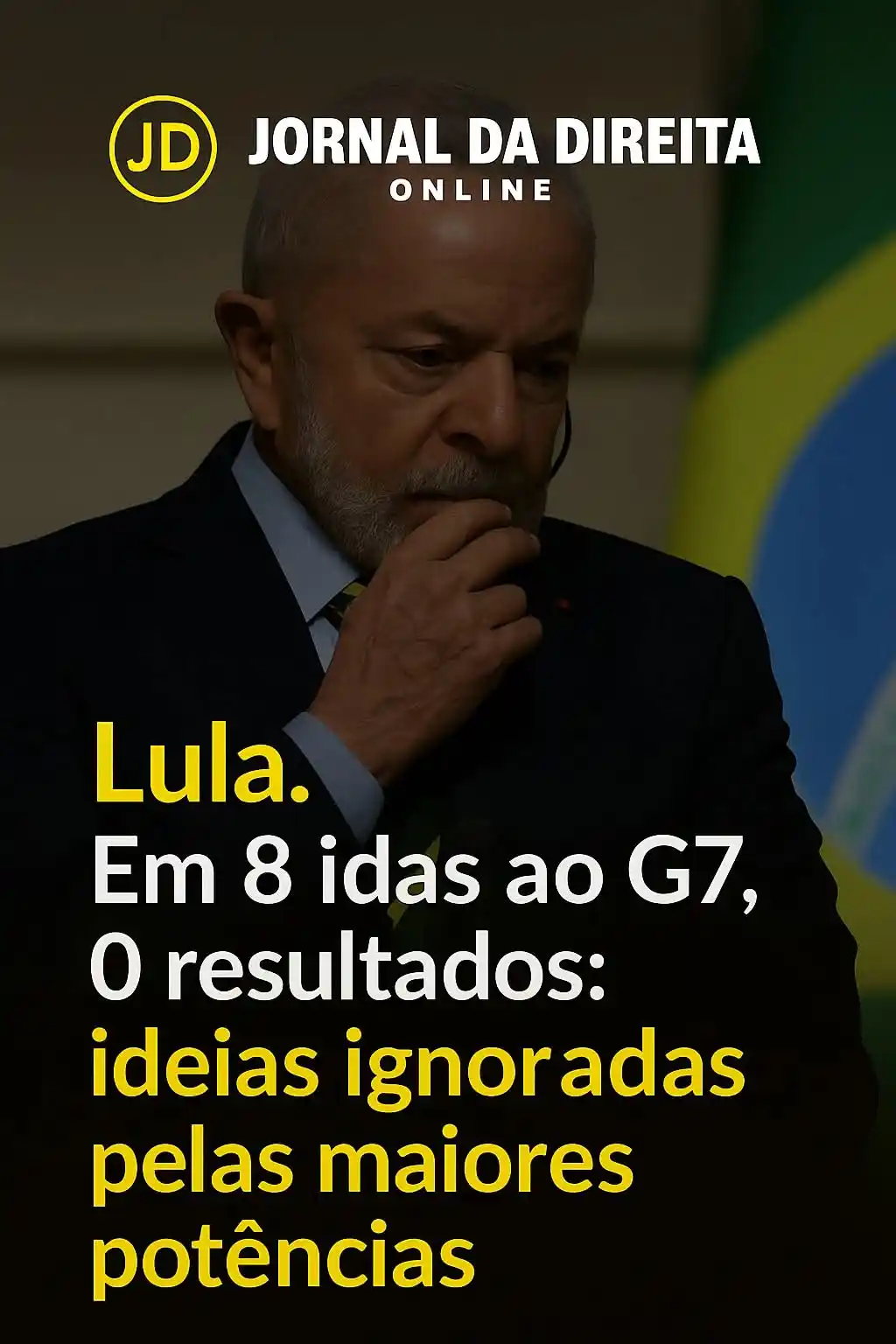 Image from Jornal Da Direita Online: Lula da Silva embarcou nesta segunda-feira (16/06) para a sua 9ª parti...
