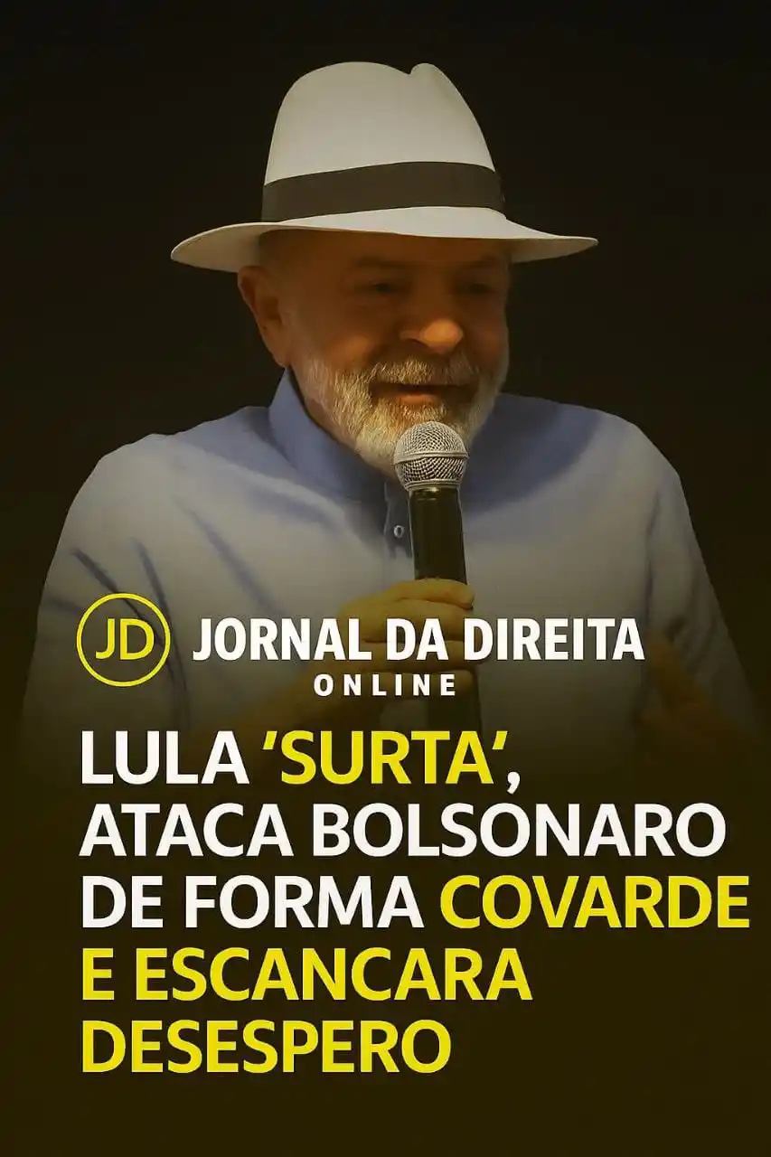 Image from Jornal Da Direita Online: Lula da Silva protagonizou um ataque agressivo ao ex-presidente Jair B...