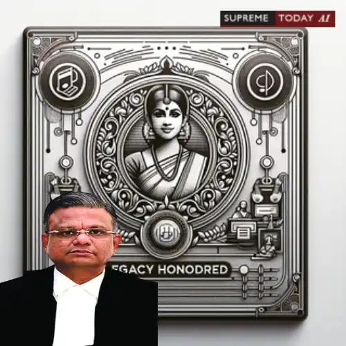 Image from Supreme Today AI: Madras HC Lifts Injunction on 'Sangita Kalanidhi M.S.Subbulakshmi Awar...