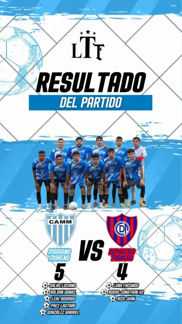 Image from C.A. Mariano Moreno 🩵🤍: 🩵🤍 _*Mariano Moreno vs*_ ❤️💙 _*Deportivo Trancas*_ 💥 *Clásico* 💥...